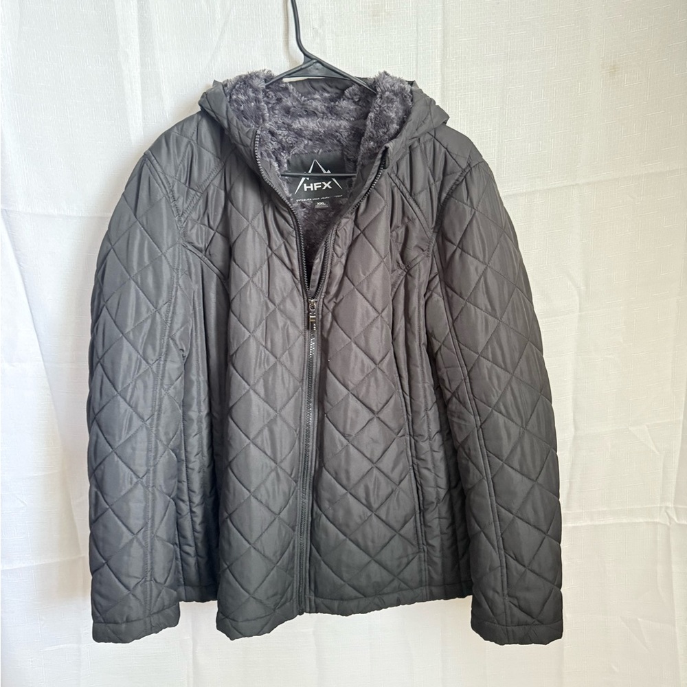 HFX Men's Black Quilted Ski Jacket